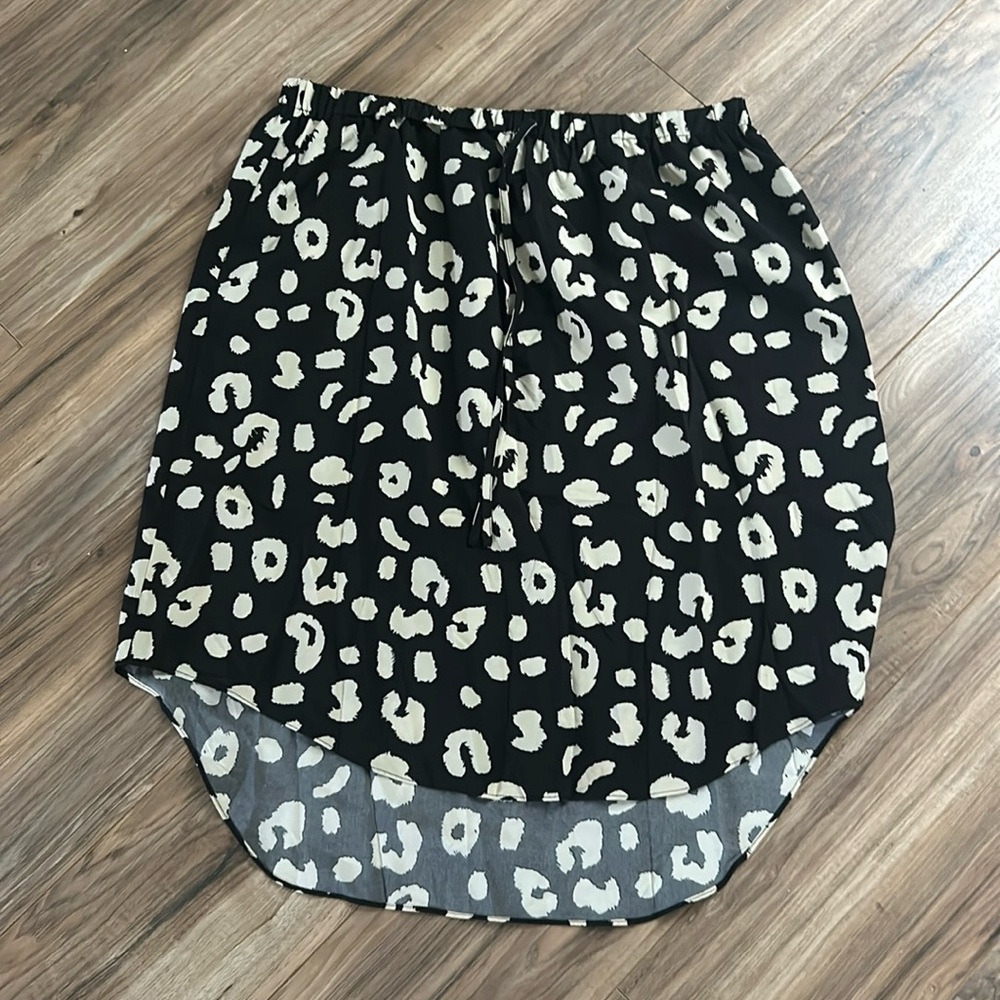 Cheetah print skirt
